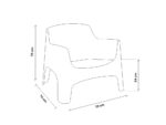 Poltroncina Lounge in Polipropilene - immagine 7